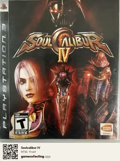 Soulcalibur IV PlayStation 3, NTSC box front