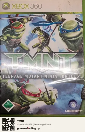 TMNT Xbox 360, Germany box front