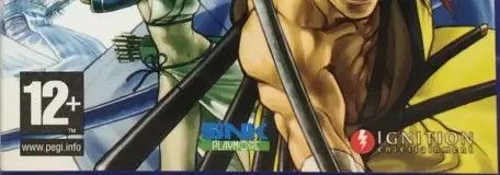 Samurai Shodown V, the PEGI square on its front