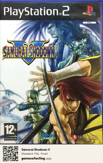 Samurai Shodown V PlayStation 2, PAL box front