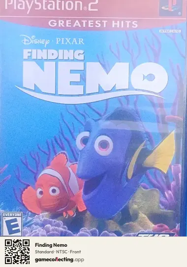 Finding Nemo PlayStation 2, NTSC box front