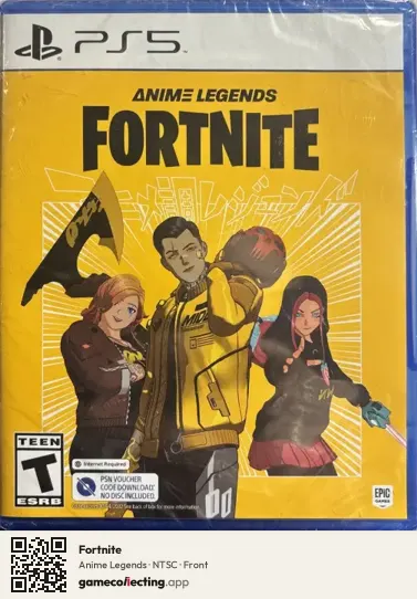 Fortnite PlayStation 5, NTSC box front