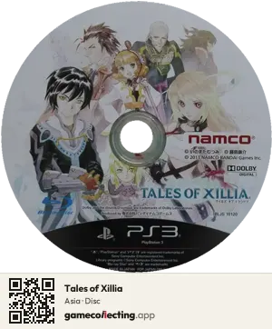 Tales of Xillia PlayStation 3, Asia disc