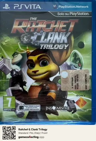 Ratchet & Clank Trilogy PlayStation Vita, Italy box front