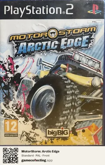 MotorStorm: Arctic Edge PlayStation 2, PAL box front