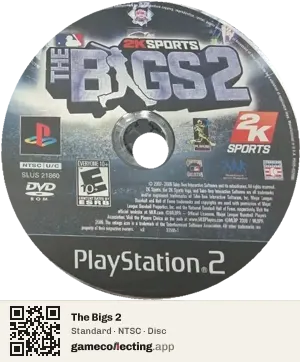 The Bigs 2 PlayStation 2, NTSC disc