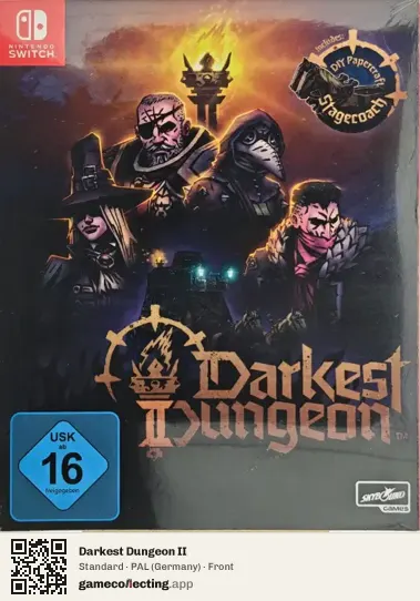 Darkest Dungeon II Nintendo Switch, Germany box front