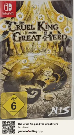 The Cruel King and the Great Hero Nintendo Switch, PAL box front