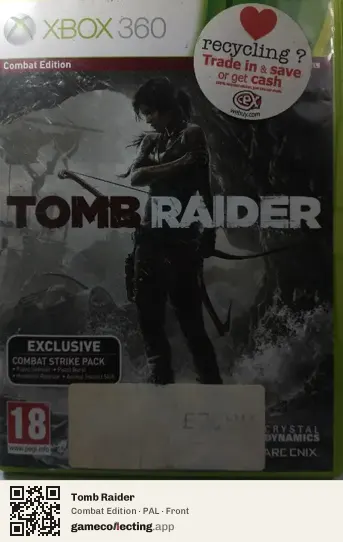 Tomb Raider Xbox 360, PAL box front