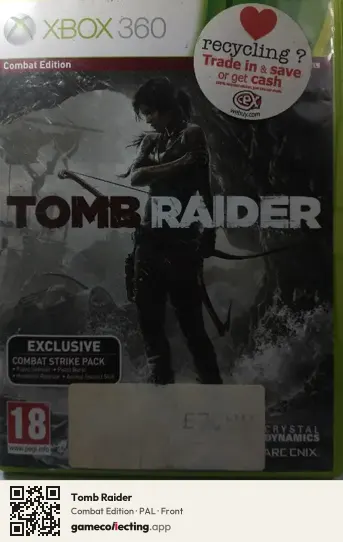 Tomb Raider Xbox 360, PAL box front