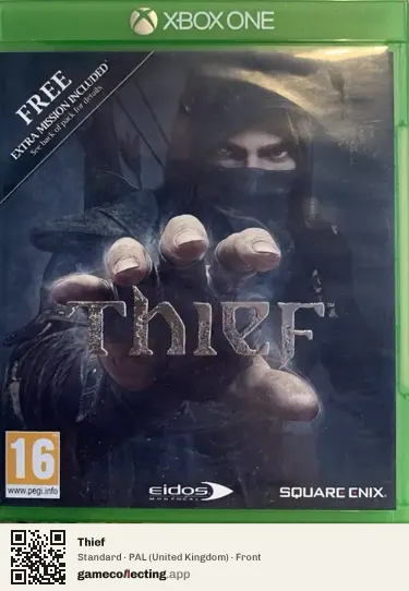 Thief Xbox One, United Kingdom box front