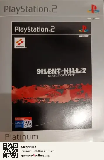 Silent Hill 2 PlayStation 2, Spain box front