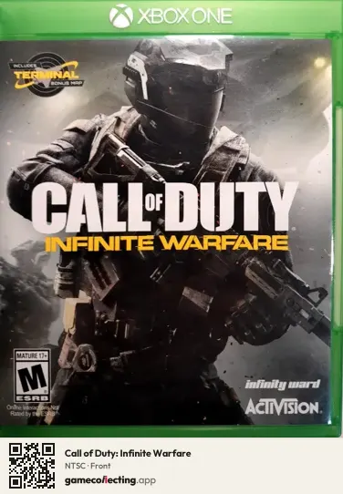 Call of Duty: Infinite Warfare Xbox One, NTSC box front