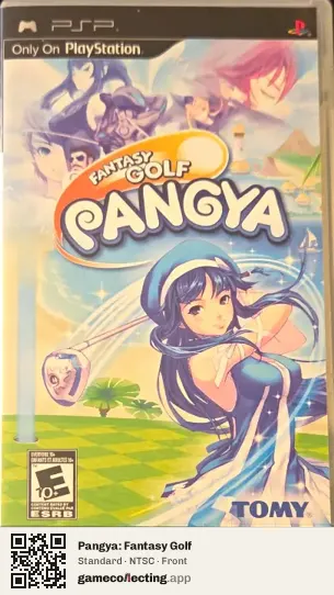 Pangya: Fantasy Golf PlayStation Portable, NTSC box front