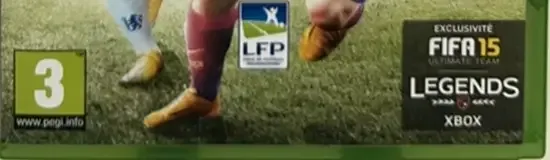 FIFA 15, the PEGI square on its front