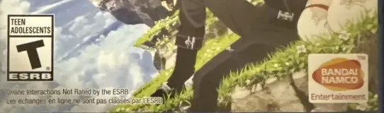 Sword Art Online: Hollow Realization, the ESRB box on its front