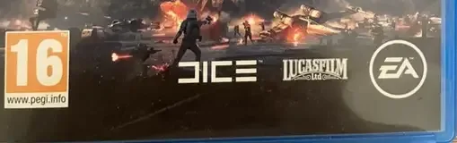 Star Wars Battlefront II, the USK square on its front