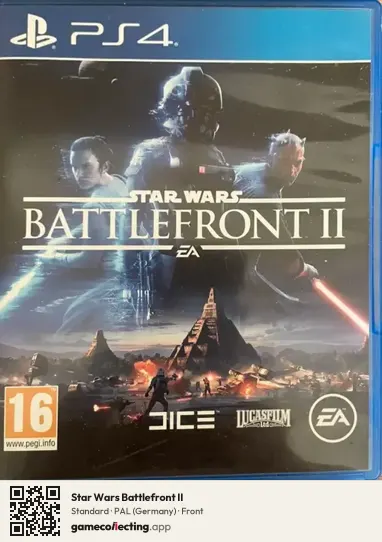 Star Wars Battlefront II PlayStation 4, Germany box front