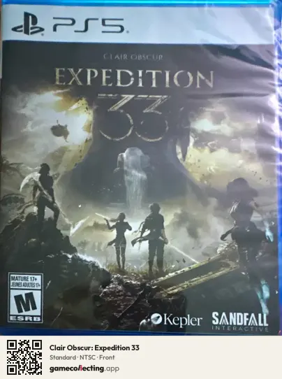 Clair Obscur: Expedition 33 PlayStation 5, NTSC box front