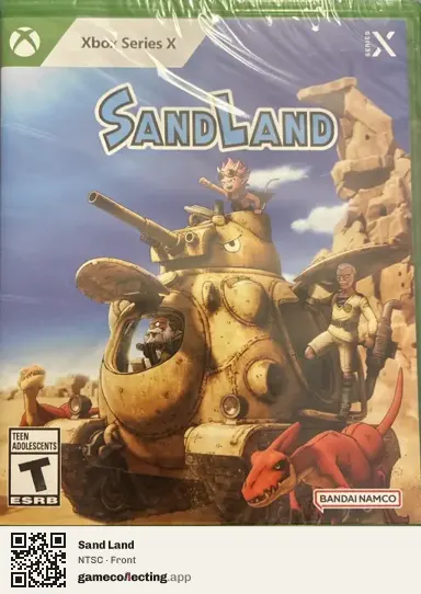 Sand Land Xbox Series X, NTSC box front