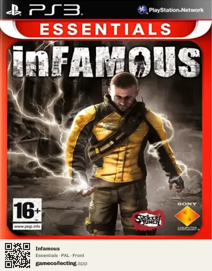 Infamous PlayStation 3, PAL box front