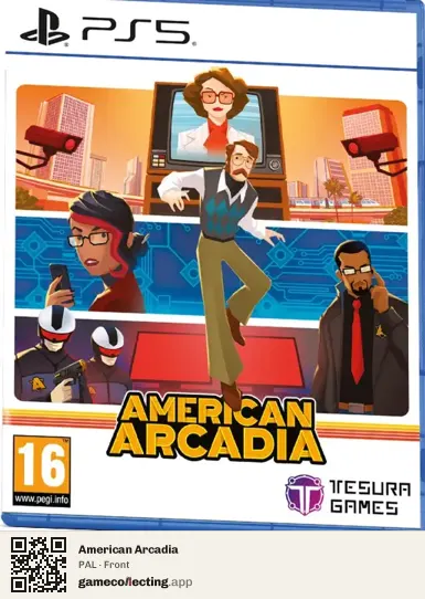 American Arcadia PlayStation 5, PAL box front