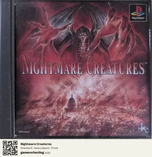 Nightmare Creatures PlayStation, Asia box front
