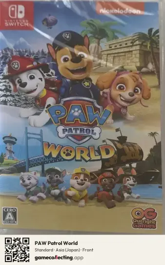 PAW Patrol World Nintendo Switch, Asia box front
