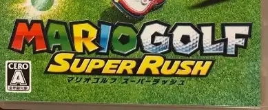 Mario Golf: Super Rush, the CERO letter on its front