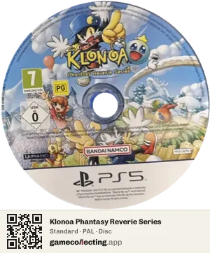 Klonoa Phantasy Reverie Series PlayStation 5, PAL disc