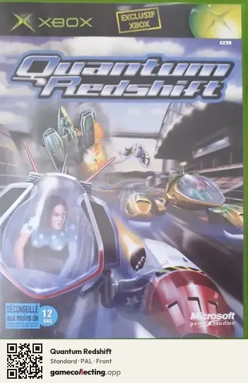 Quantum Redshift Xbox, PAL box front