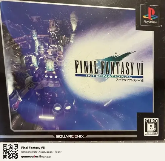 Final Fantasy VII PlayStation, Asia box front