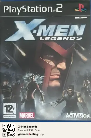 X-Men Legends PlayStation 2, PAL box front