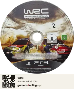 WRC PlayStation 3, PAL disc