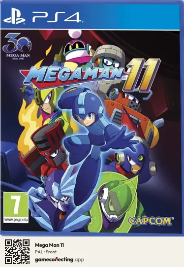 Mega Man 11 PlayStation 4, PAL box front