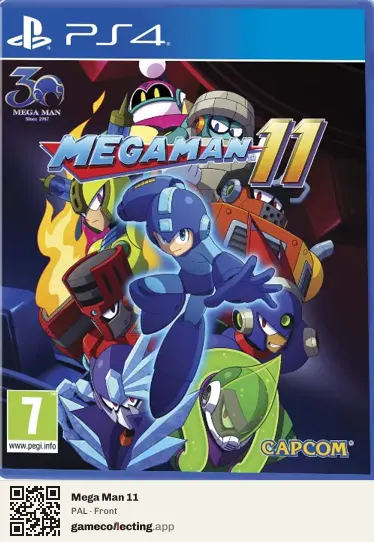 Mega Man 11 PlayStation 4, PAL box front