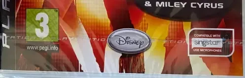 Disney Sing It: Pop Hits, the PEGI square on its front