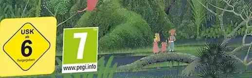 Secret of Mana, the USK square on its front