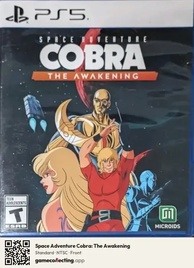 Space Adventure Cobra: The Awakening PlayStation 5, NTSC box front
