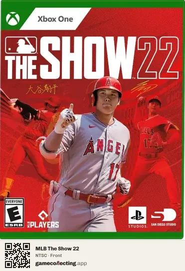 MLB The Show 22 Xbox One, NTSC box front