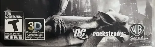 Batman: Arkham City, the ESRB box on its front