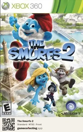 The Smurfs 2 Xbox 360, NTSC box front