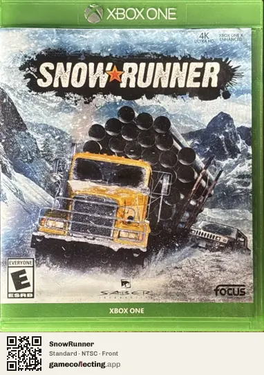 SnowRunner Xbox One, NTSC box front