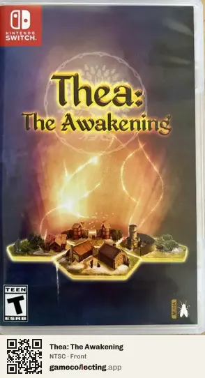 Thea: The Awakening Nintendo Switch, NTSC box front