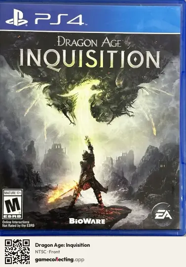 Dragon Age: Inquisition PlayStation 4, NTSC box front