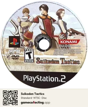 Suikoden Tactics PlayStation 2, NTSC disc