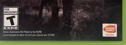 Dark Souls II, the ESRB box on its front