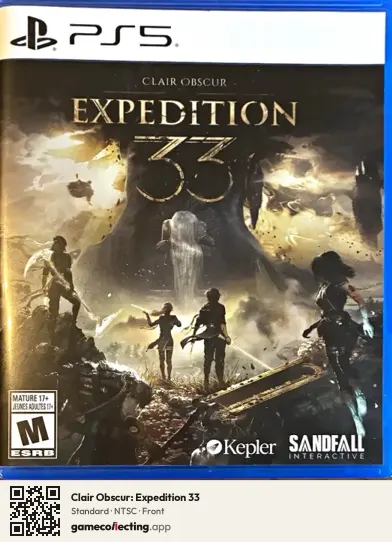 Clair Obscur: Expedition 33 PlayStation 5, NTSC box front