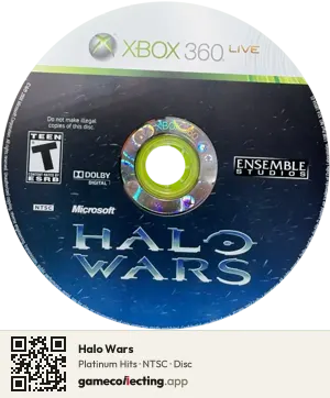 Halo Wars Xbox 360, NTSC disc
