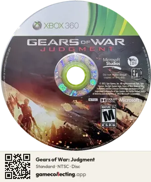 Gears of War: Judgment Xbox 360, NTSC disc
